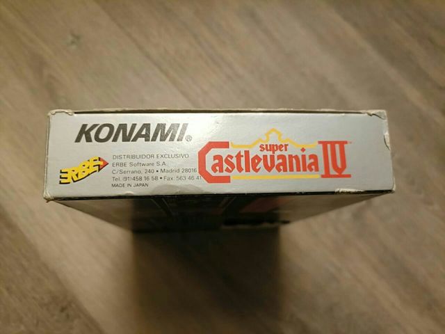 Super Castlevania IV SNES PAL ESP