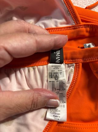 Bikini Emporio Armani Naranja Talla Única