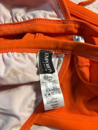 Bikini Emporio Armani Naranja Talla Única