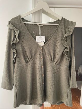 Blusa Springfield verde talla L