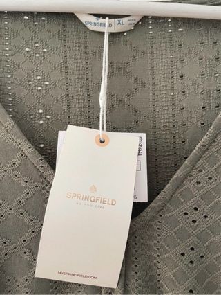 Blusa Springfield verde talla L