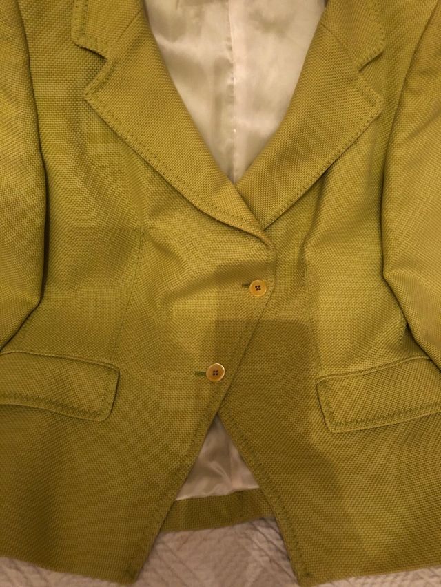 Chaqueta Carolina Herrera Mujer Talla 14 Verde