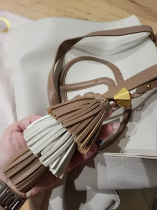 Borsa Liu Jo originale bianca e marrone