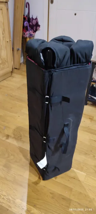 Cuna de viaje plegable de 100x70 interior