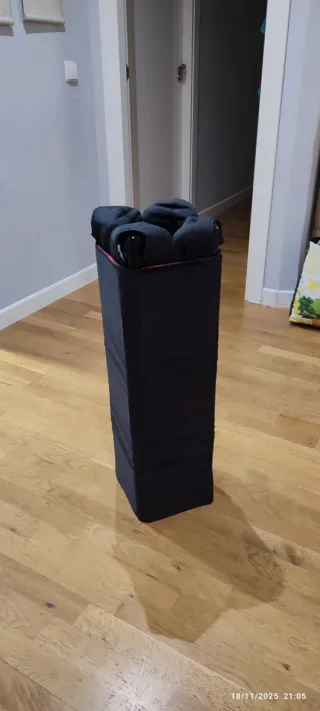 Cuna de viaje plegable de 100x70 interior