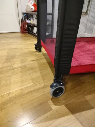 Cuna de viaje plegable de 100x70 interior