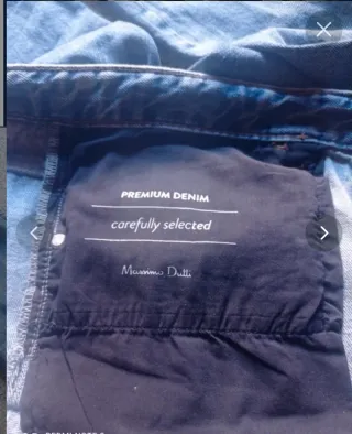 Pantalón vaquero Massimo Dutti azul