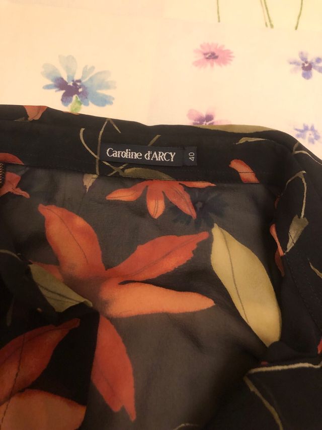 Camisa floral Caroline Darcy Talla 40