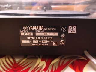 Giradischi Yamaha P-350 Auto Return