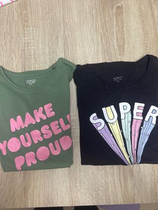 2 Camisetas UNIT KIDS Verdes y Negras