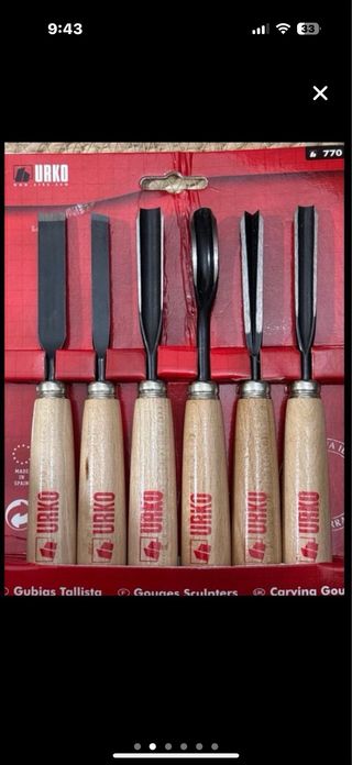 Gubias URKO 141mm (Set 6 piezas)