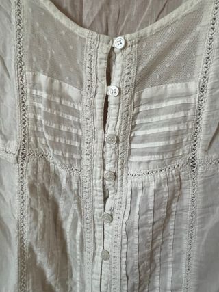 Blusa blanca Stradivarius Talla L