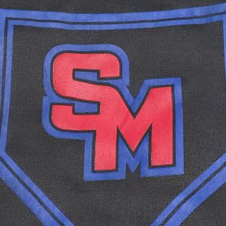 Felpa Nike SM Baseball Grigia Rossa