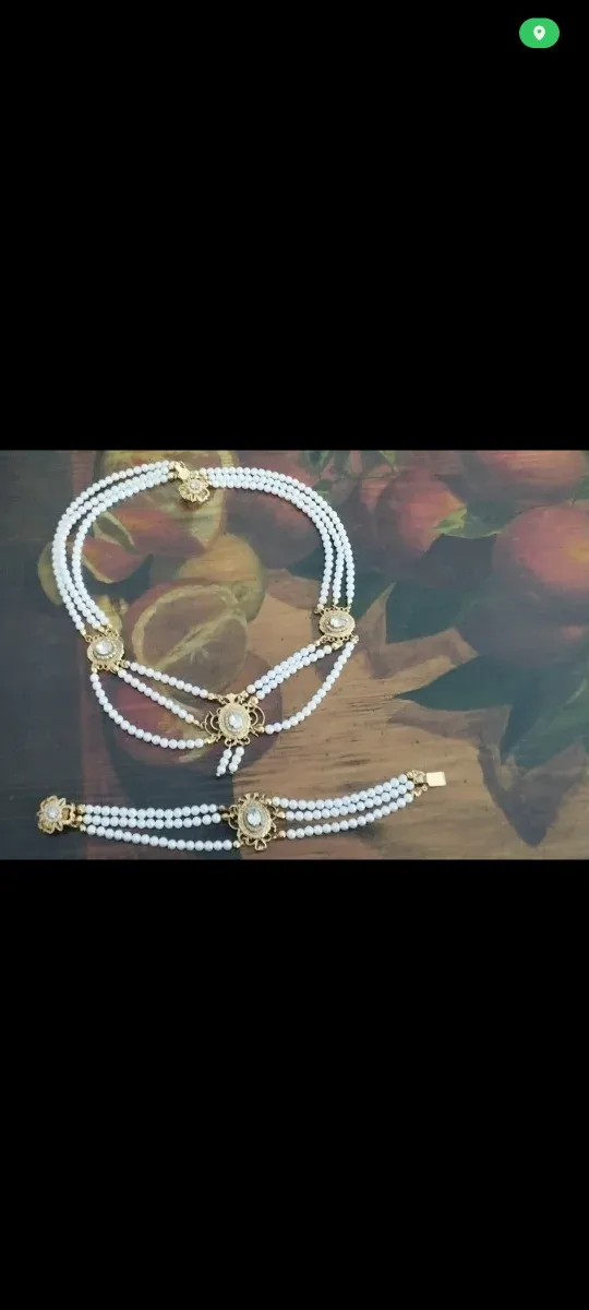 Conjunto Fallera Perla y Oro