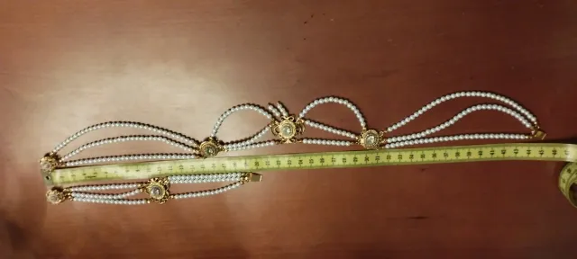 Conjunto Fallera Perla y Oro