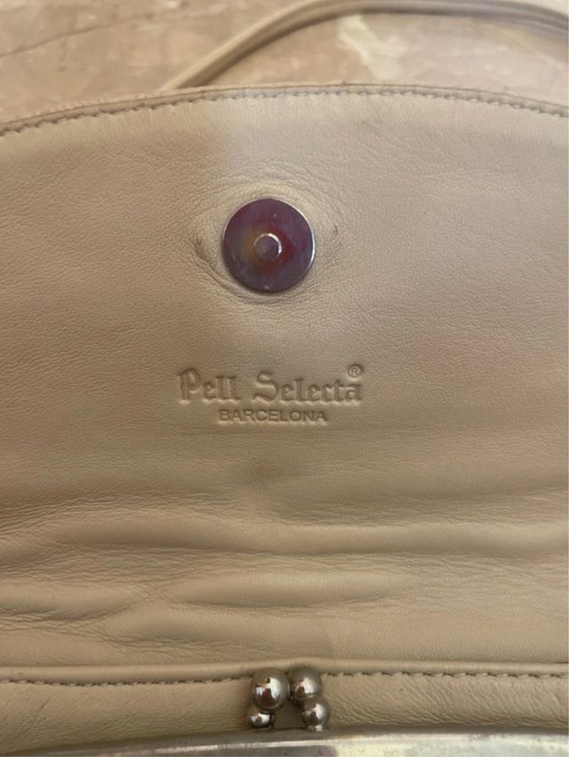 Borsa a tracolla convertibile beige