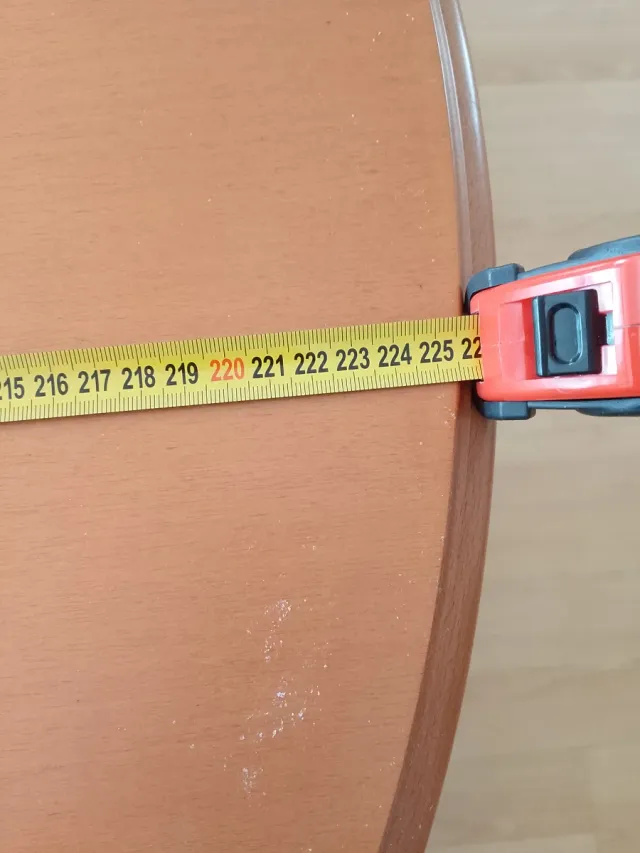 Mesa y 6 Sillas Comedor Madera cerezo