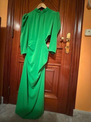 Vestido de fiesta lentejuelas negro ,dorado rojo..