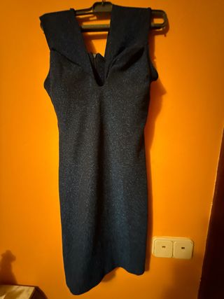 Vestido de fiesta lentejuelas negro ,dorado rojo..