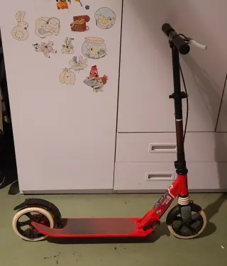 Patinete Oxelo Mid9 rojo