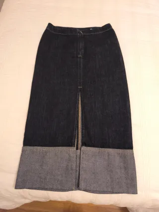 Falda larga Zara denim Talla S