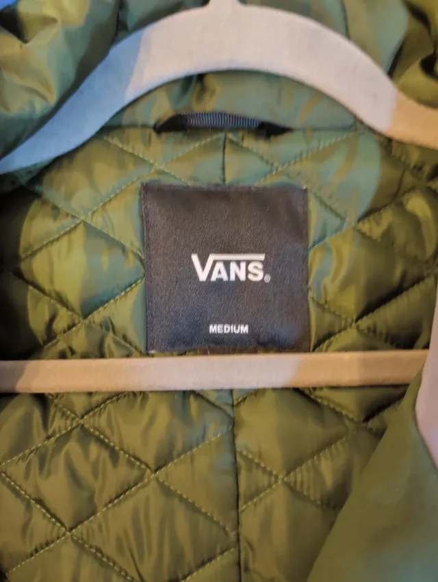 Abrigo Vans neopreno Hombre Morado y Verde