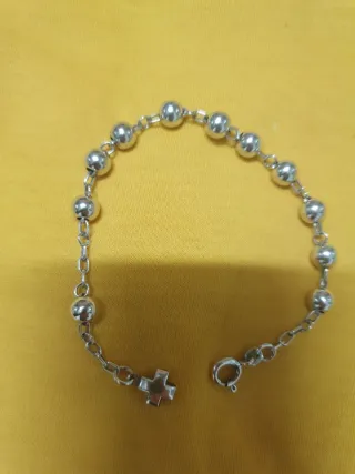Braccialetto Argento 925 con Croce