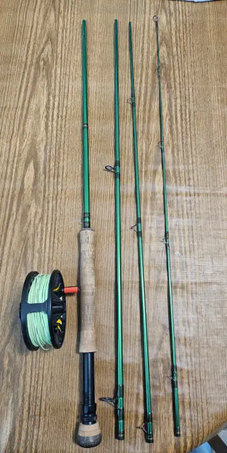 Canna da pesca a mosca Redington + mulinello