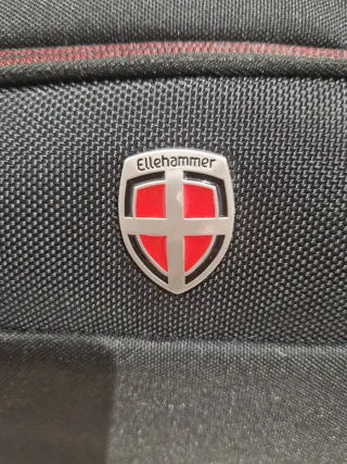 Maletín Ellehammer negro y rojo