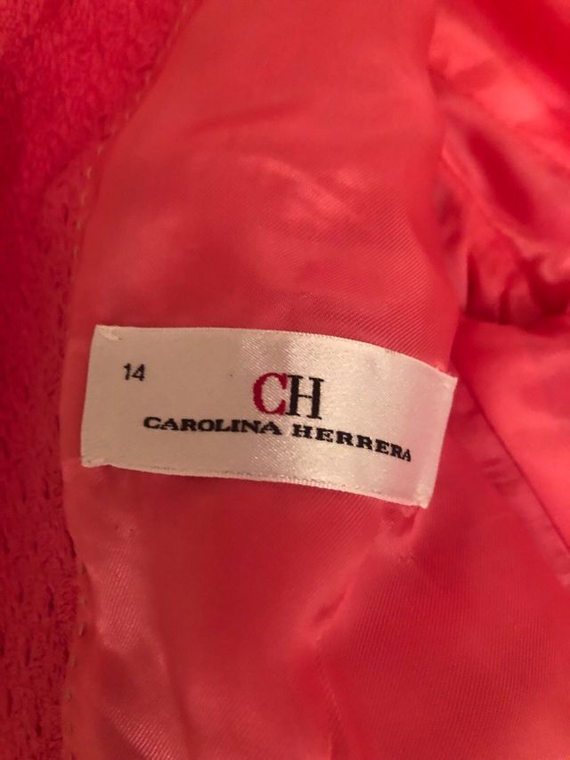 Chaqueta Carolina Herrera RosaTalla 14