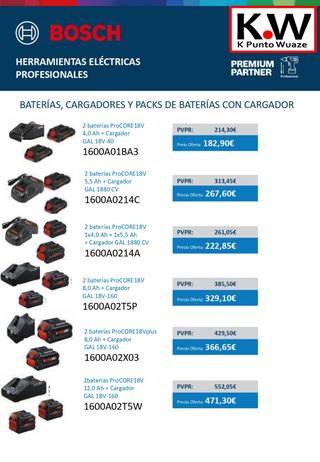 Baterías Bosch Profesionales