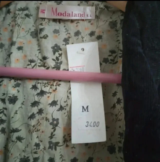 Chaqueta Mujer Vintage Talla S Negra