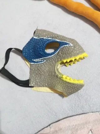 Disfraz Máscara Dinosaurio Goma