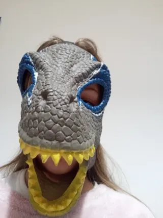 Disfraz Máscara Dinosaurio Goma
