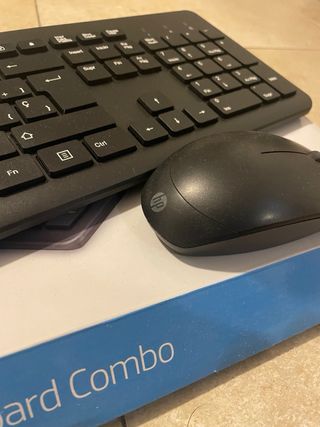 Teclado y Ratón HP Inalámbricos Negro
