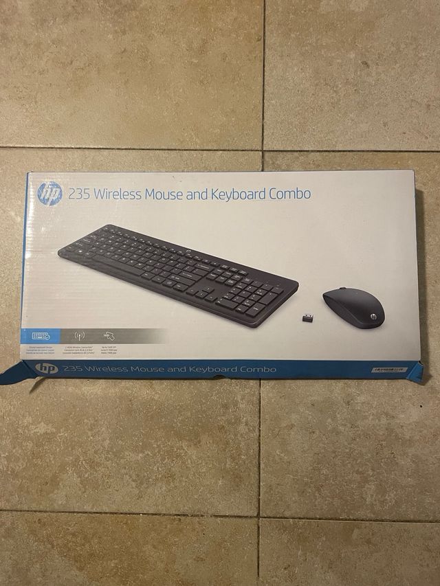 Teclado y Ratón HP Inalámbricos Negro