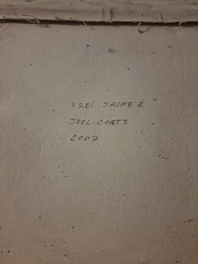 Cuadro expresionismo figurativo azul