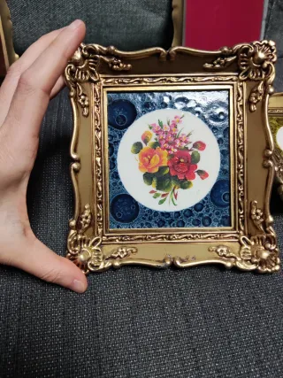 4 Quadri Smaltati ad Olio