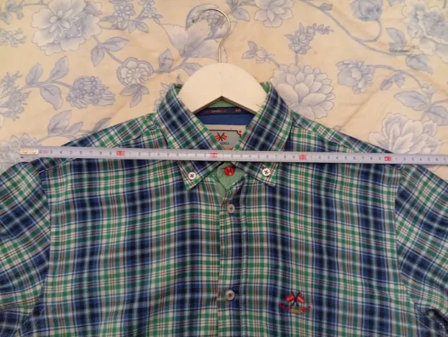 Camisa de cuadros hombre