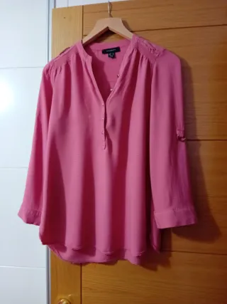 Blusa Stradivarius Rosa Talla M