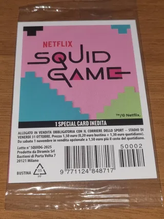 Card Squid Game Special 2/2 Designer Series