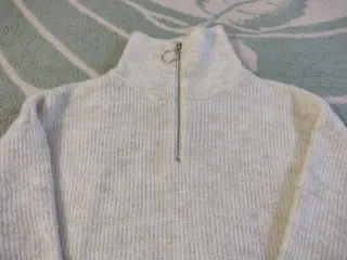 Jersey H&M cremallera beige