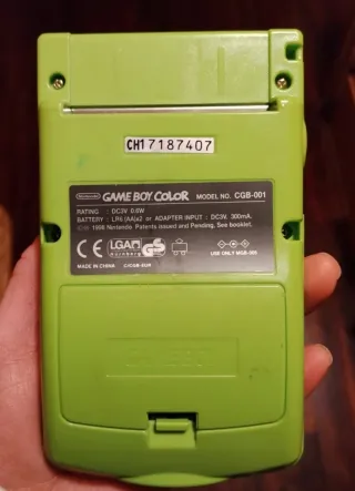 Nintendo Game Boy Color Verde