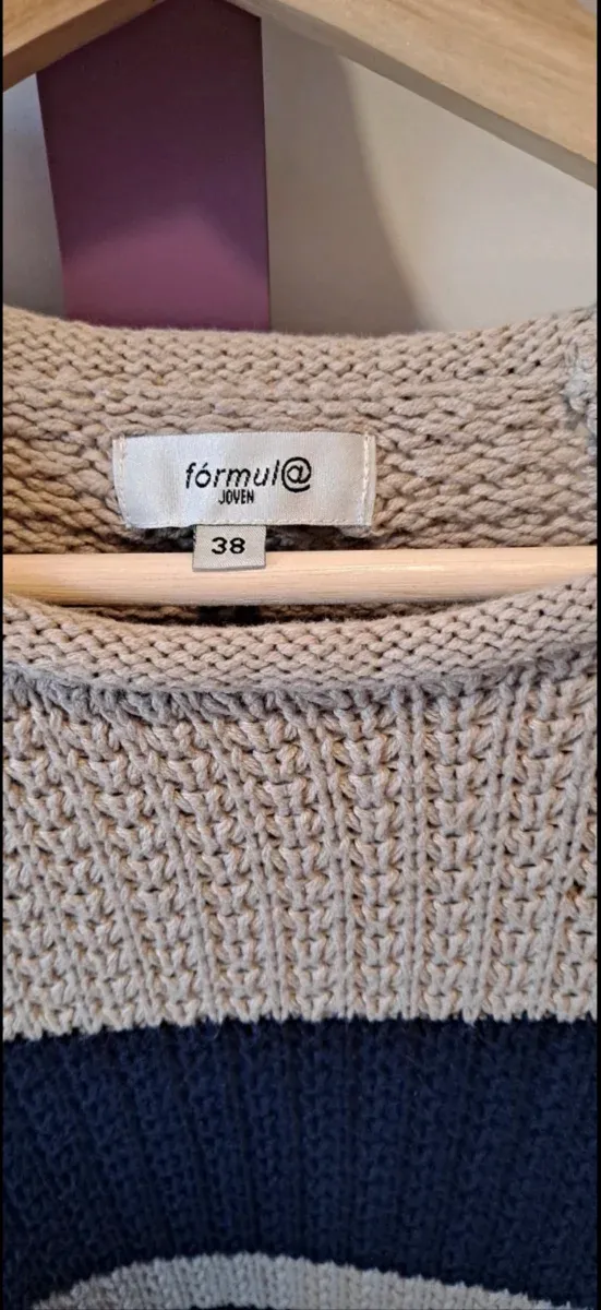 Jersey Fórmula Joven Talla 38 Rayas