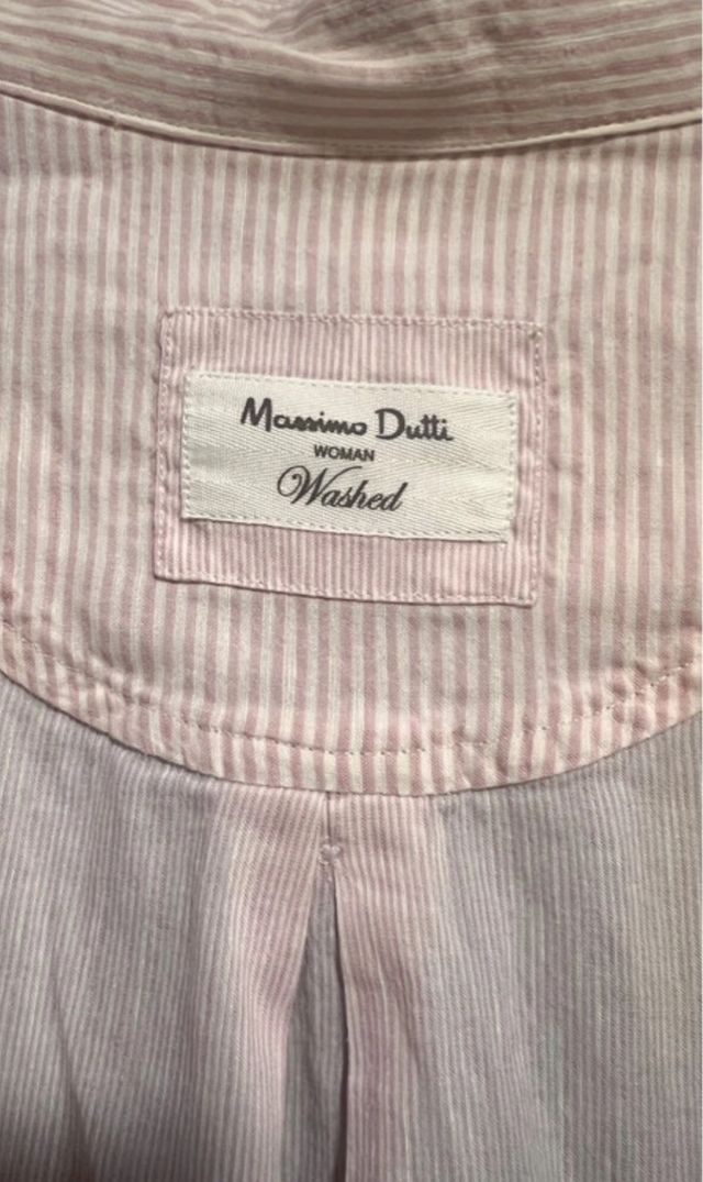 Camisa Massimo Dutti rayas rosa