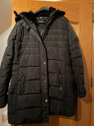Chaquetón plumífero Pepe Jeans negro
