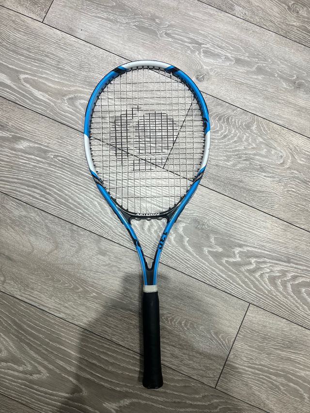 Raqueta Tenis Artengo Azul y Blanca