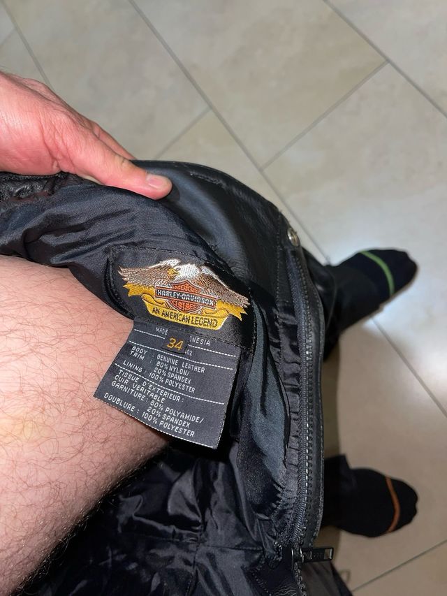 Traje de cuero Harley Davidson