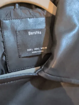 Chaqueta Biker Negra Hombre Bershka