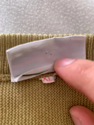 Jersey Lacoste Vintage Oliva Talla XL